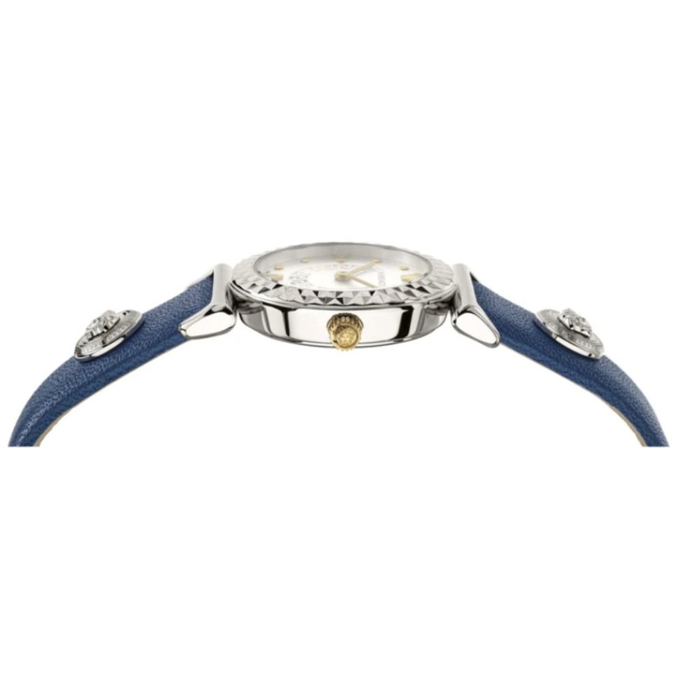 New Versace Mini Vanity Medusa Two Tone Ladies Watch - Picture 2 of 5